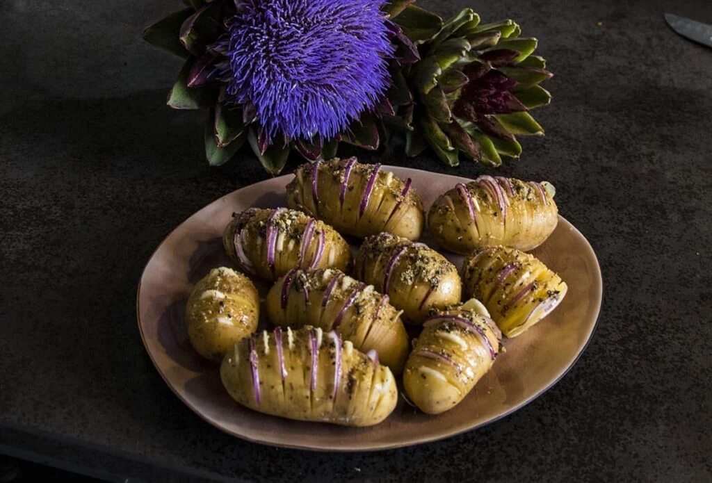 bbq potato aardappel ui knoflook