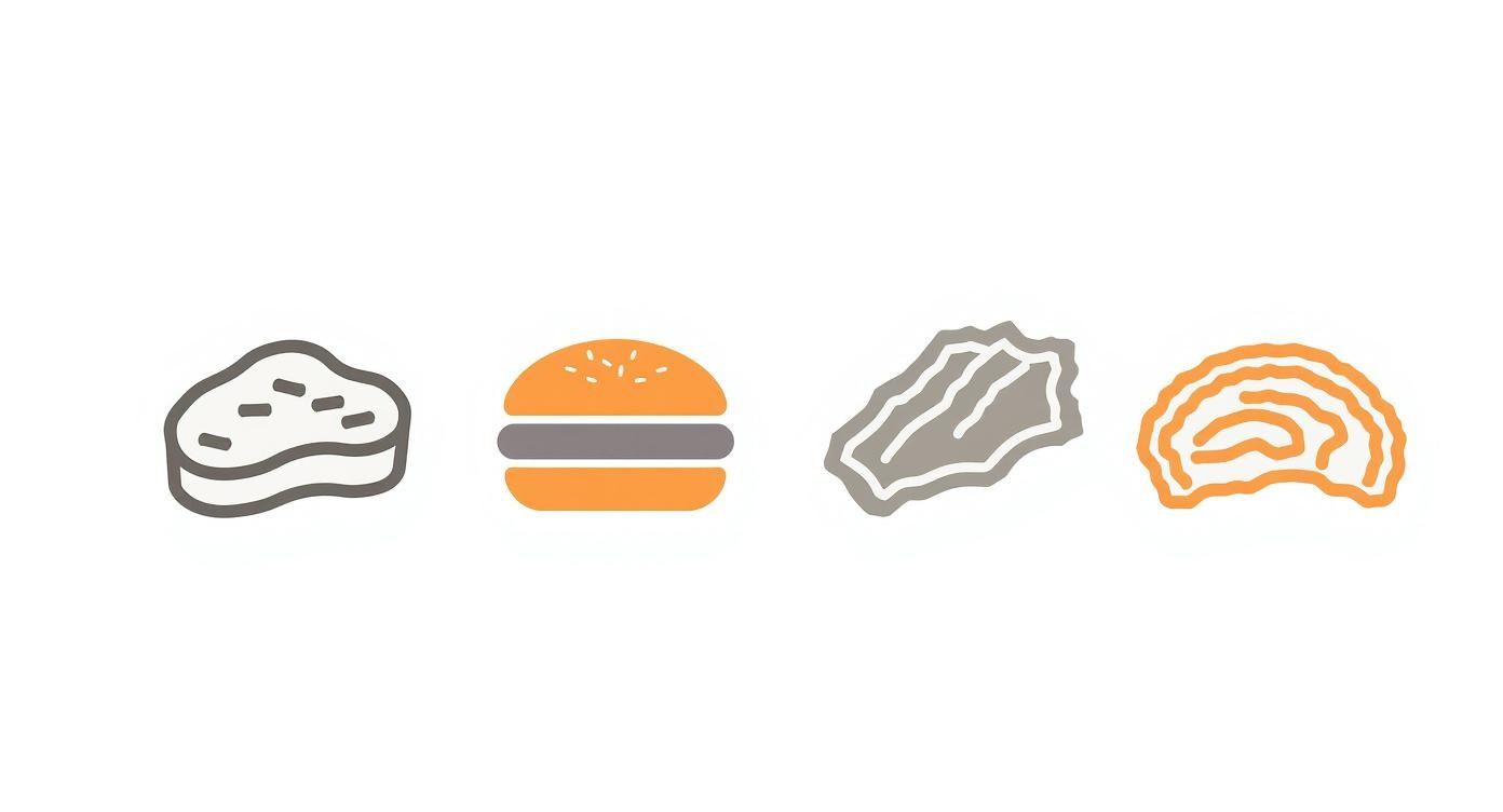 Infographic over houtskool of briketten bbq